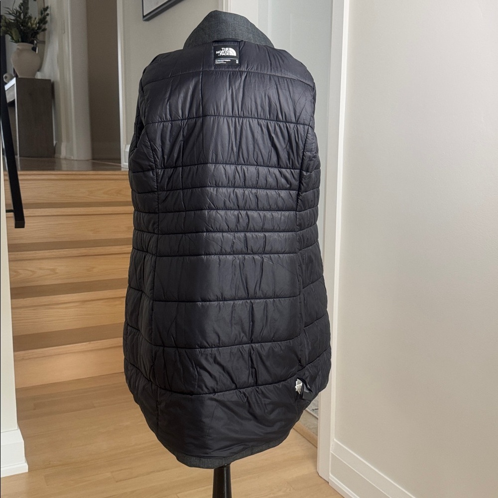 The North Face Temescal DryVent Geay Herringbone Trench Anorak Coat Size M - Picture 9 of 12